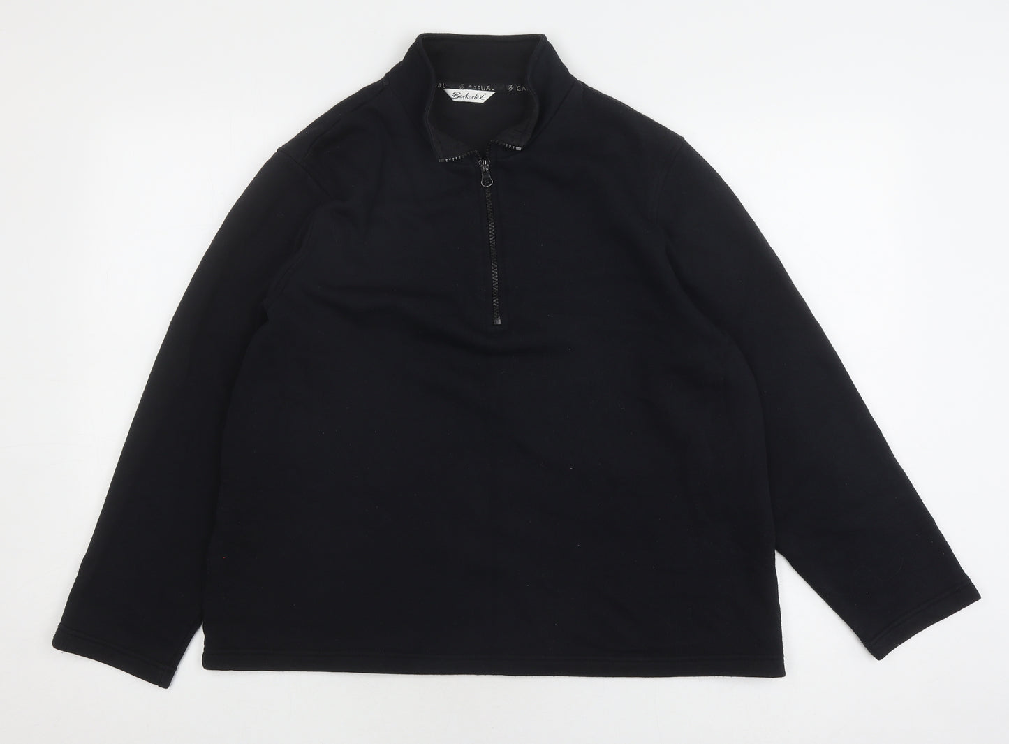 Berkert V Women's Black Pullover Sweatshirt Size 16