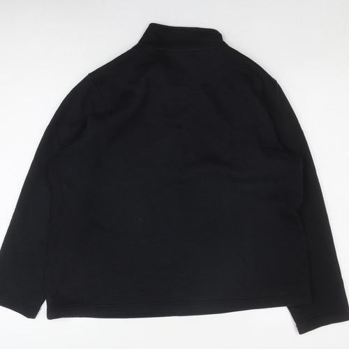 Berkert V Women's Black Pullover Sweatshirt Size 16