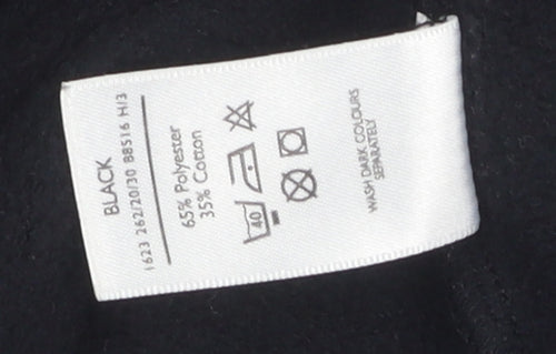 Berkert V Women's Black Pullover Sweatshirt Size 16
