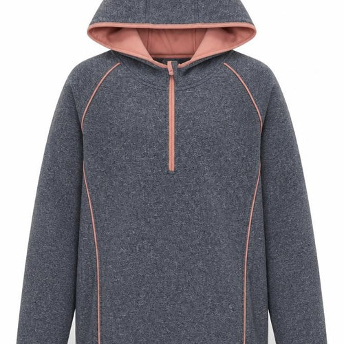 Crane Girls Grey Full Zip Hoodie 13-14 Years Hooded Fleece