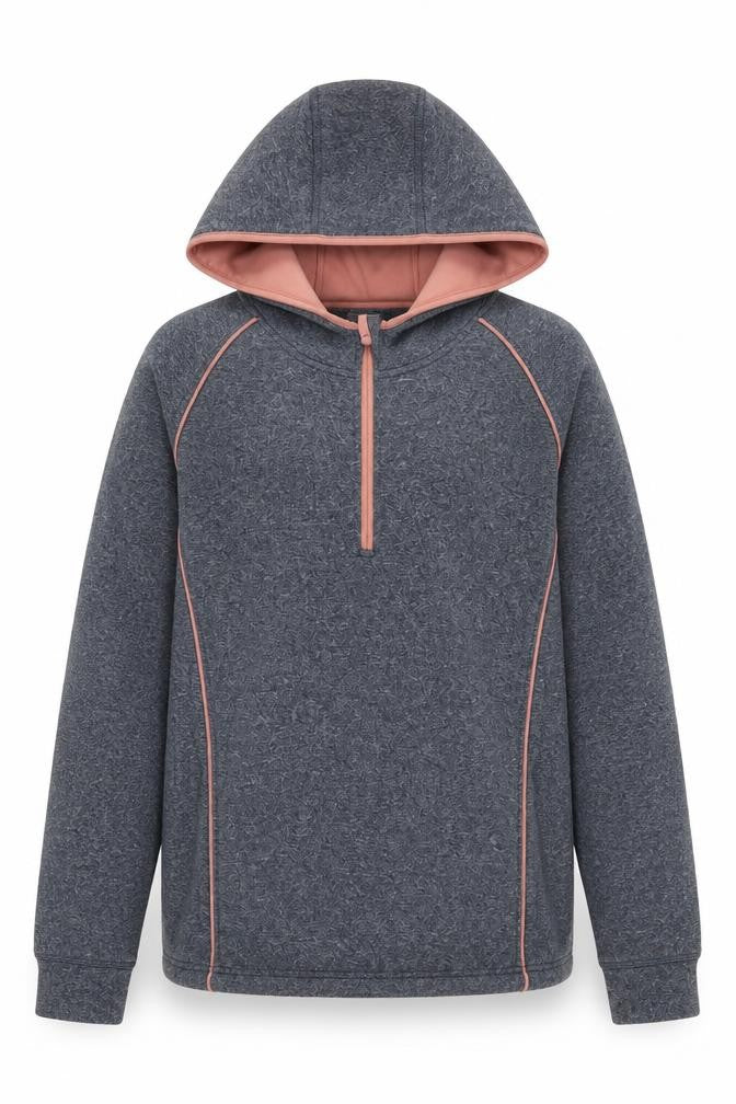 Crane Girls Grey Full Zip Hoodie 13-14 Years Hooded Fleece