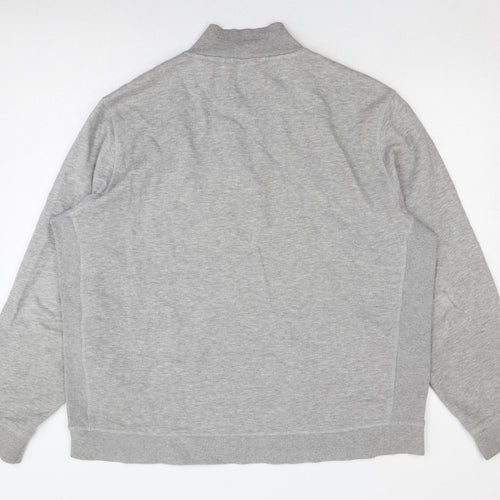 Original Penguin Men's Grey 2XL 1/2 Zip Sweatshirt