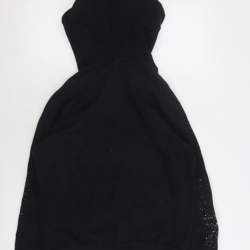 Trapstar Men's Black Pullover Hoodie, Size S