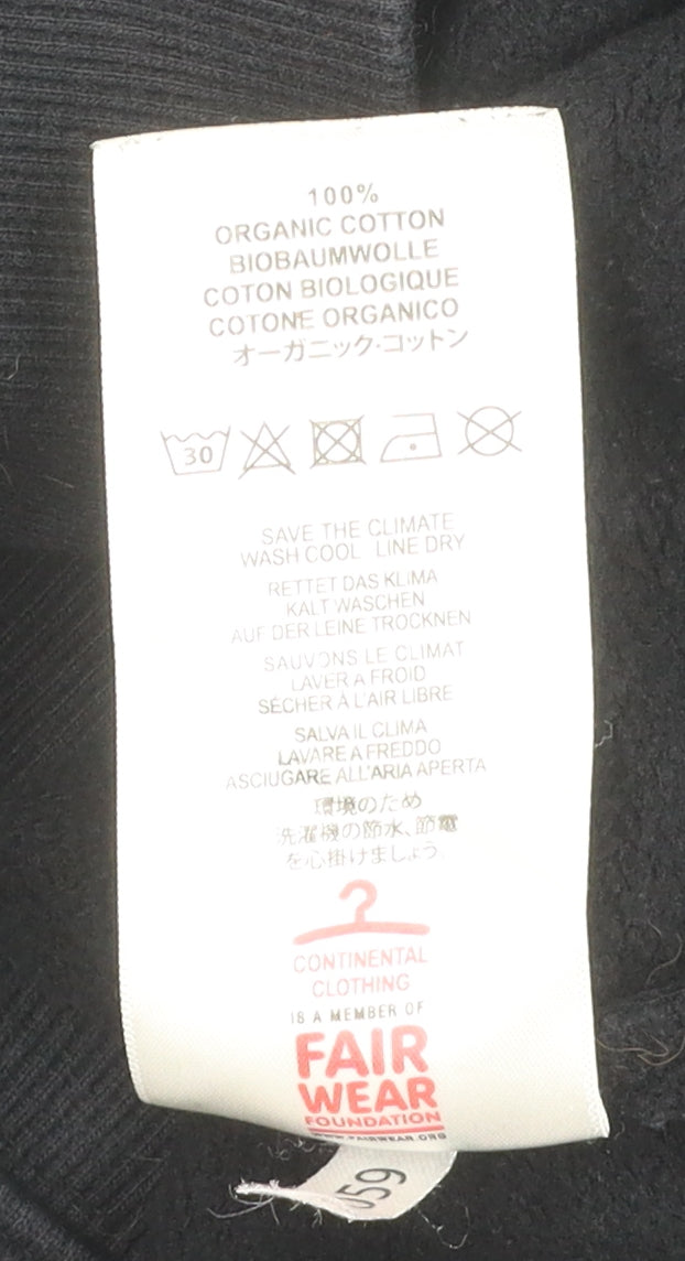 Marvel Black M Pullover Hoodie for Unisex Adults