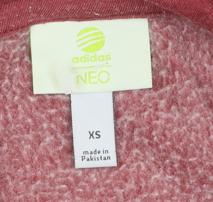 Adidas Men's Red XS Pullover Hoodie with Logo