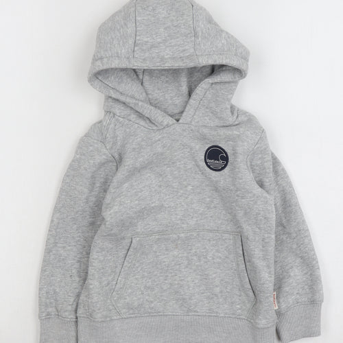 SoulCal Grey Boys Pullover Hoodie 4-5 Years