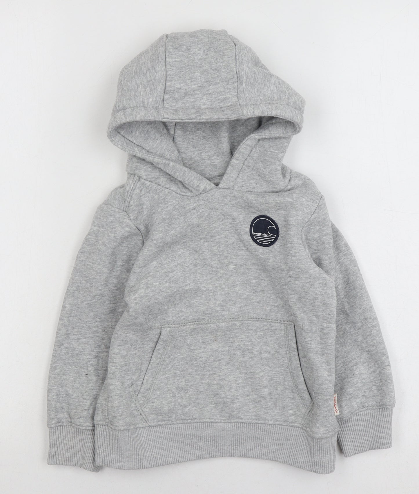 SoulCal Grey Boys Pullover Hoodie 4-5 Years