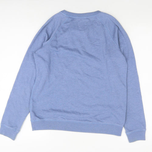 Jack Wills Women’s Blue Pullover Sweatshirt, Size 12