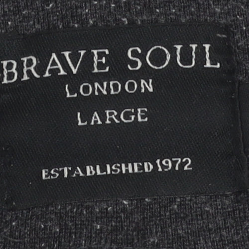 Brave Soul Women's Black Jogger Trousers L