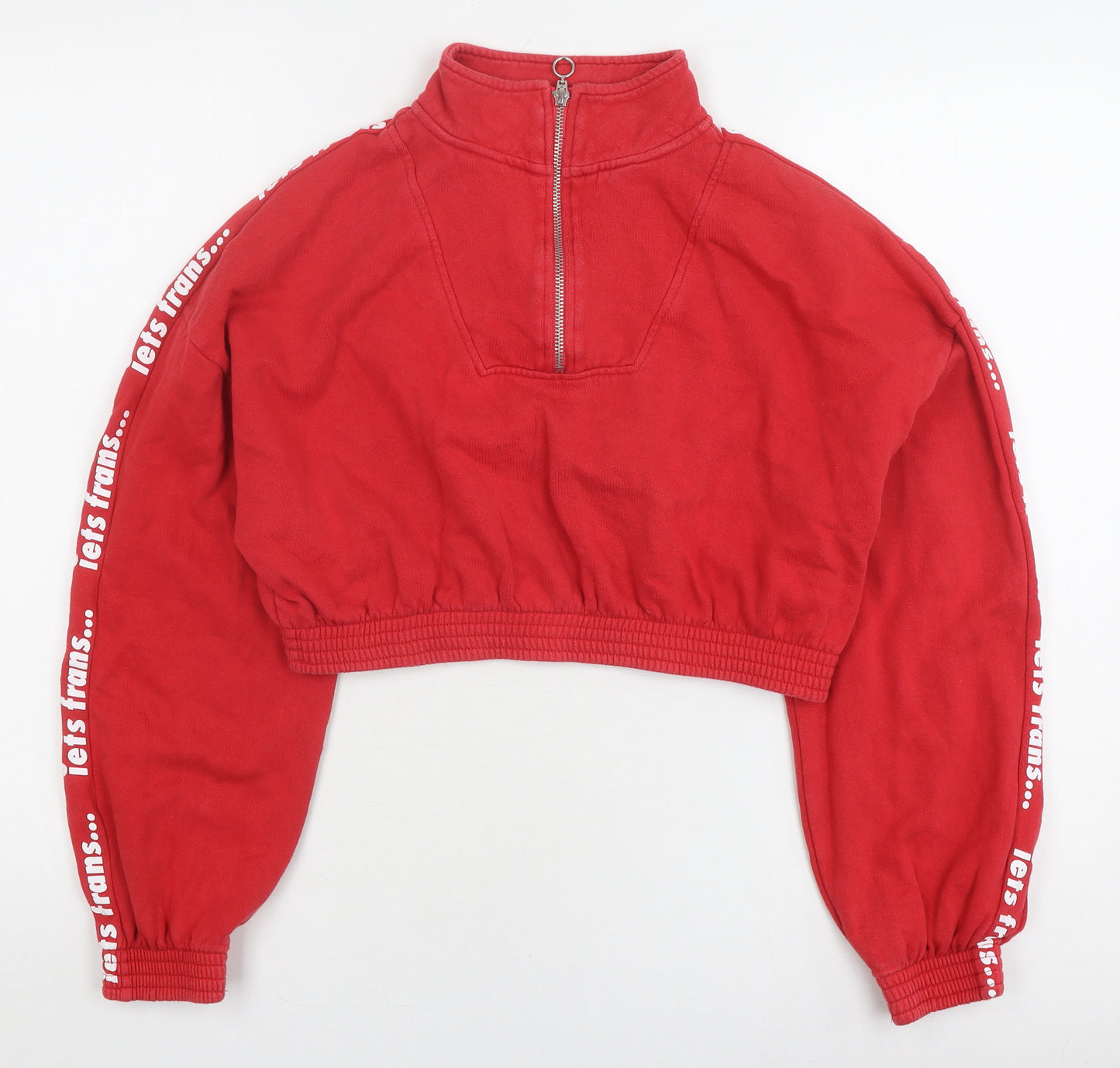 Urban Outfitters Women's Red Pullover Hoodie M