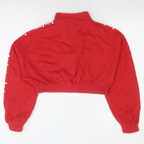 Urban Outfitters Women's Red Pullover Hoodie M