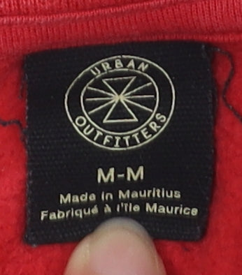 Urban Outfitters Women's Red Pullover Hoodie M