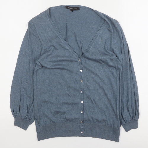Great Plains Women's Blue V-Neck Cardigan, Size L
