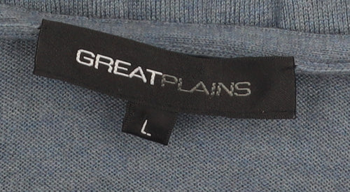 Great Plains Women's Blue V-Neck Cardigan, Size L
