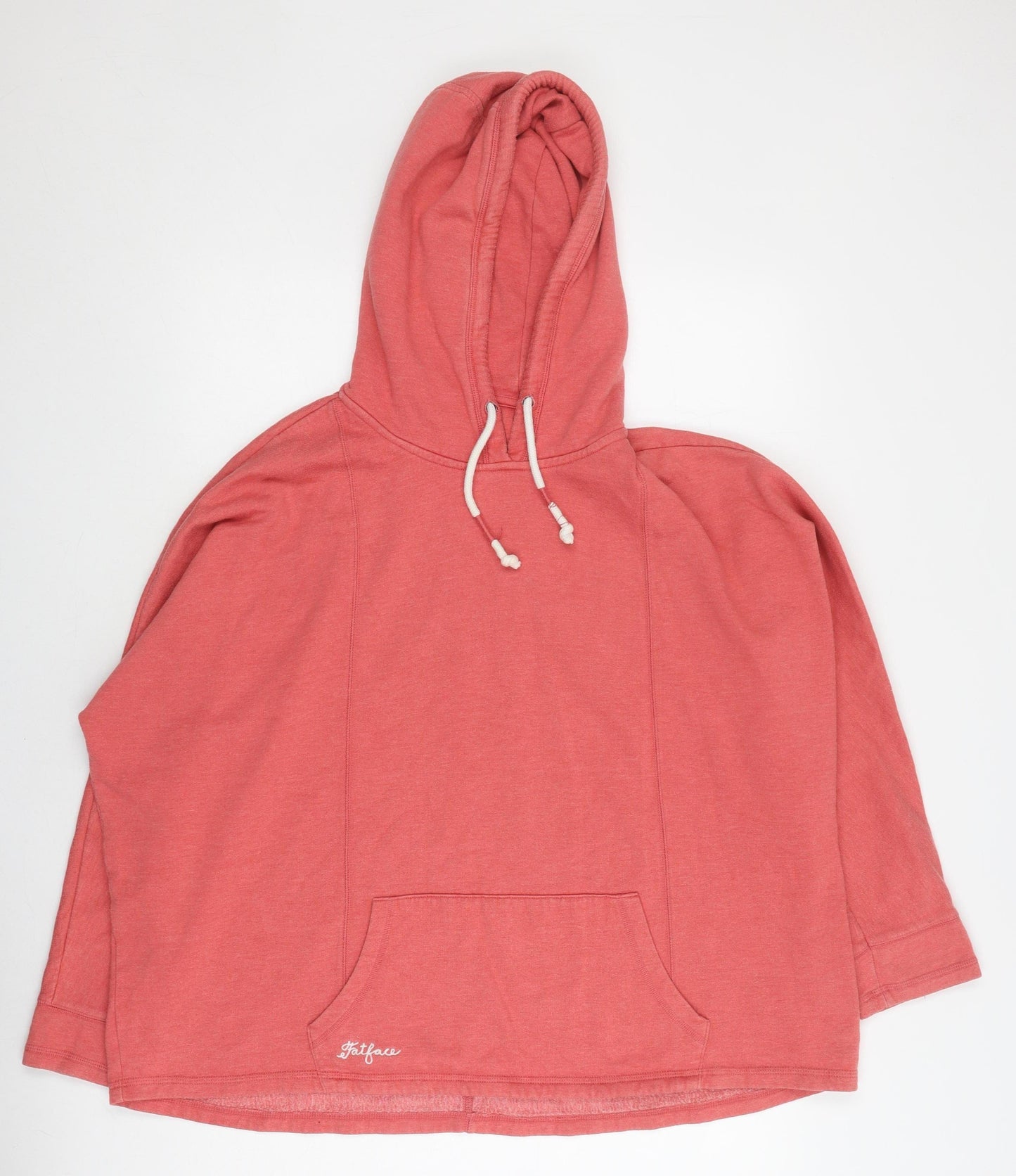 FatFace Men’s Pink Pullover Hoodie M Classic Style