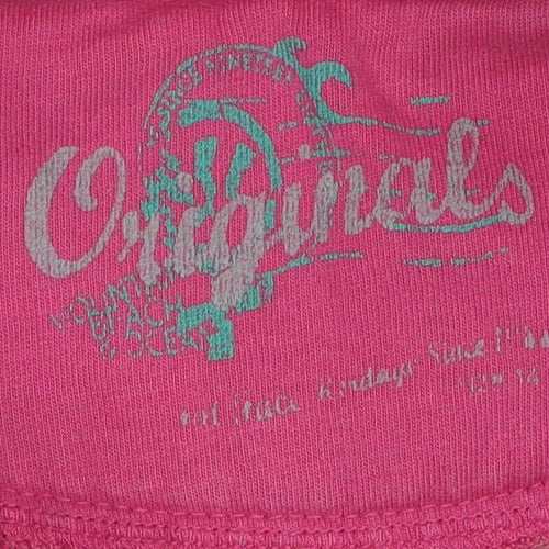Cooper Phils Women's Pink Sweatshirt Size 12 Graphic 1/4 Zip
