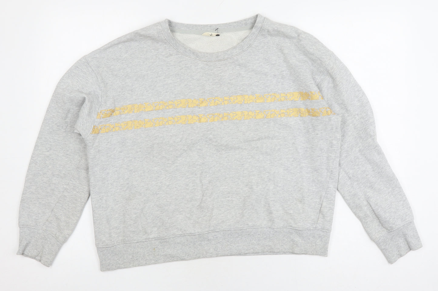 Hush Women's Grey Pullover Sweatshirt L