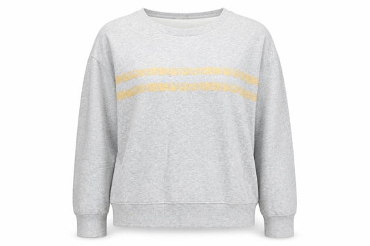 Hush Women's Grey Pullover Sweatshirt L