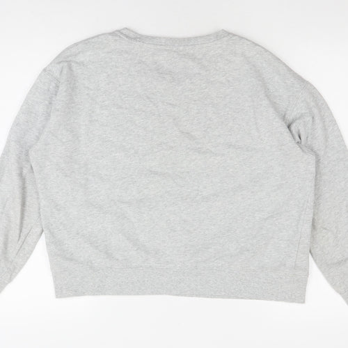 Hush Women's Grey Pullover Sweatshirt L