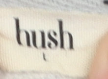 Hush Women's Grey Pullover Sweatshirt L