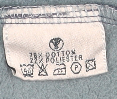 Fat Face Blue Women's Sweatshirt, Size 18, Graphic Zip