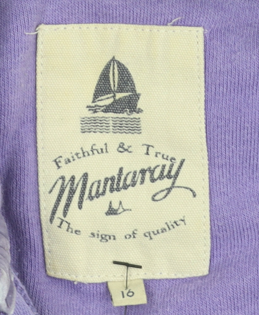 Mantaray Women's Purple Basic Jacket Size 16