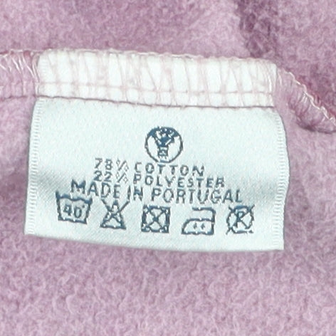 Fat Face Women's Purple Sweatshirt, Size 12, 1/4 Zip