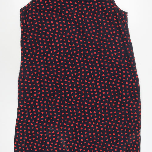 Next Women's Black & Red Sheath Dress, Size 14