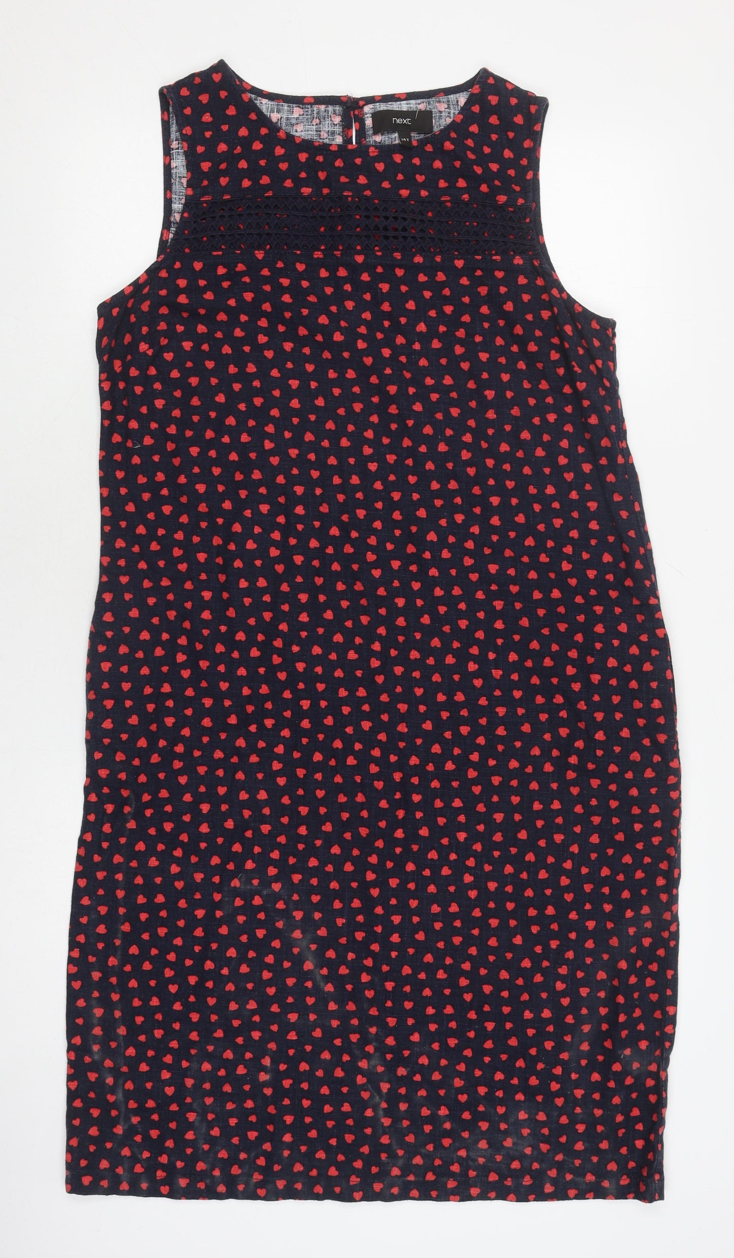 Next Women's Black & Red Sheath Dress, Size 14