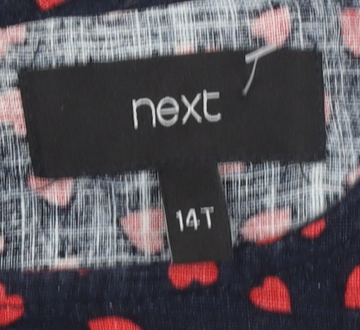 Next Women's Black & Red Sheath Dress, Size 14