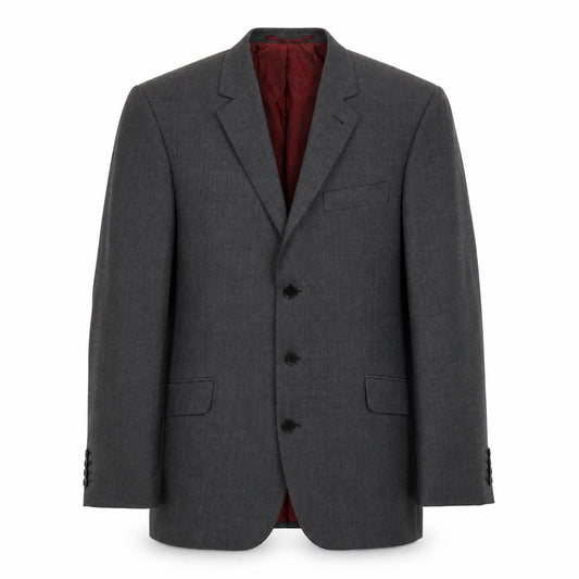 Front view of Next Men's Grey Blazer, size 42R, Regular Fit