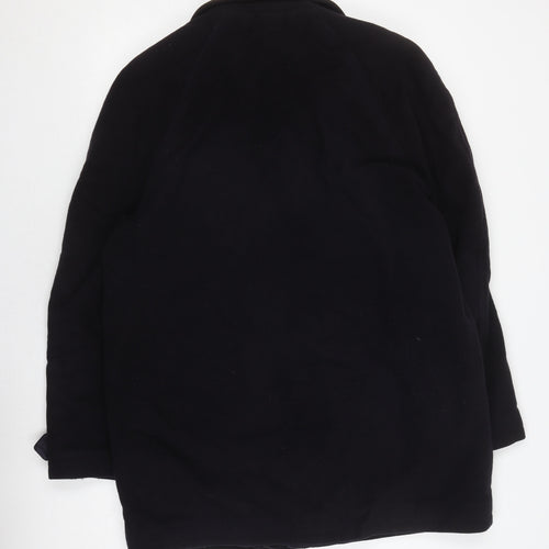 Fraser Menswear Blue Wool Cashmere Coat, Men's L