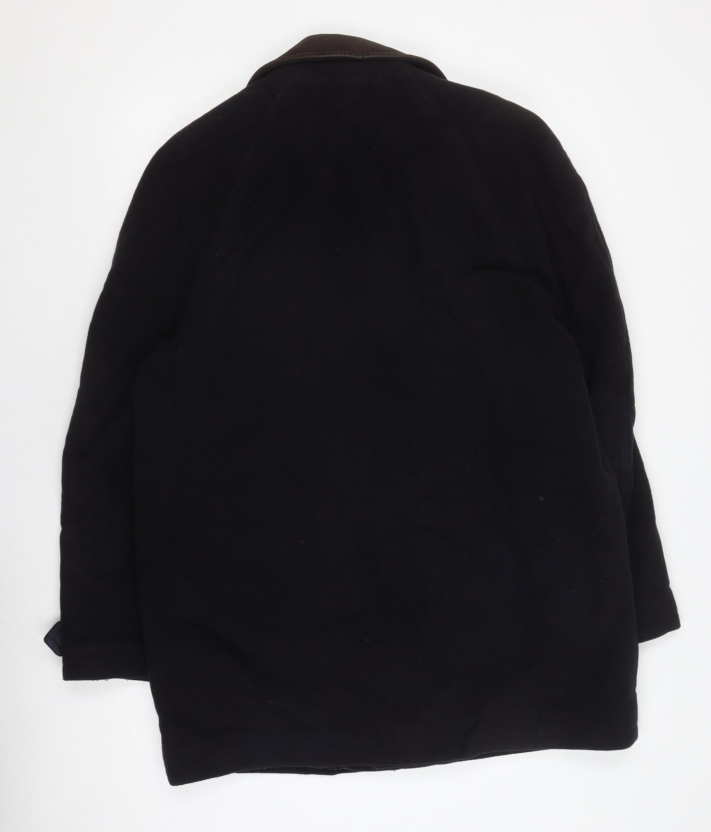 Fraser Menswear Blue Wool Cashmere Coat, Men's L