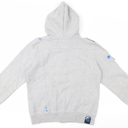 McKenzie Men's Grey Full Zip Hoodie XL