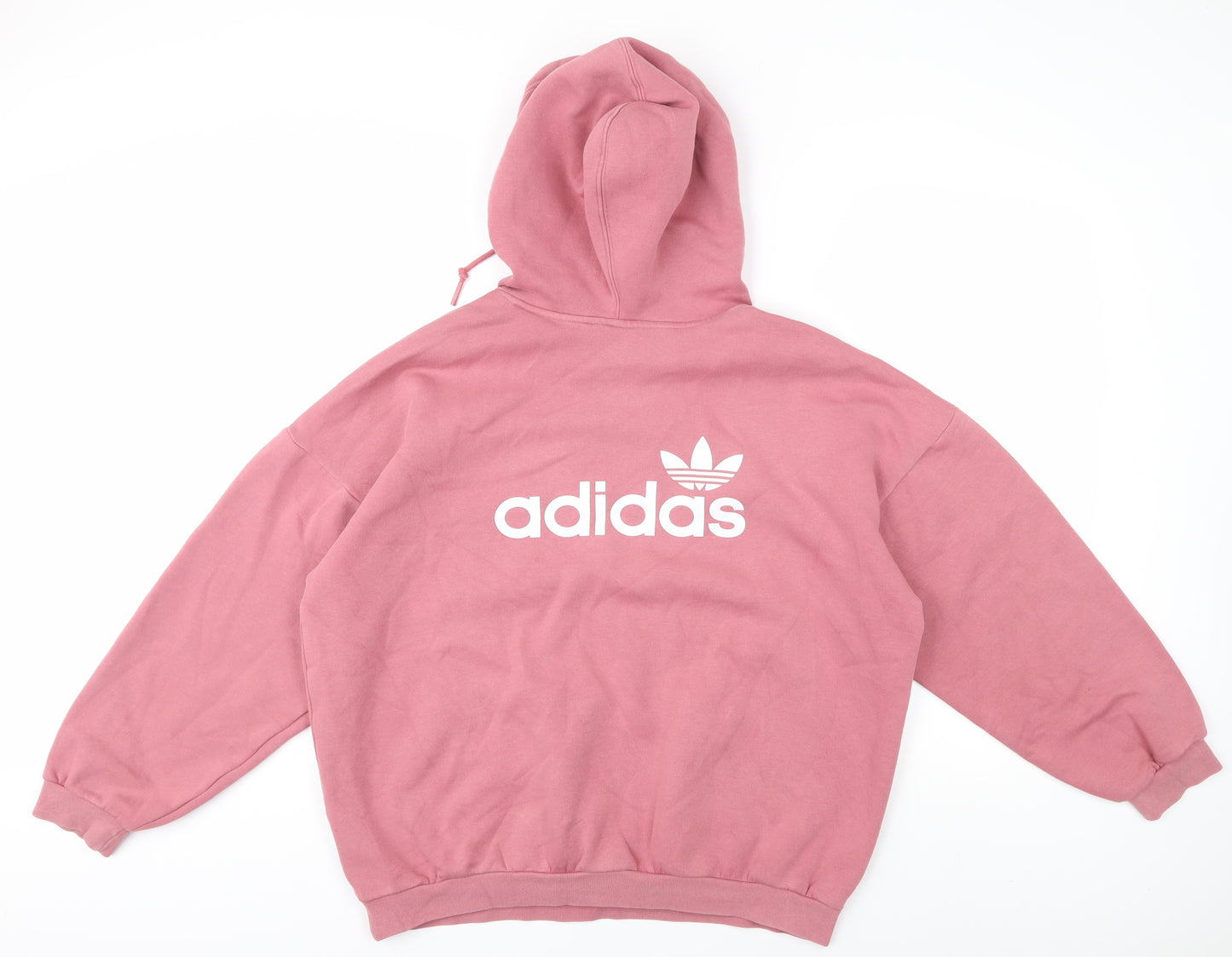 Adidas Women's Pink Pullover Hoodie Size 14