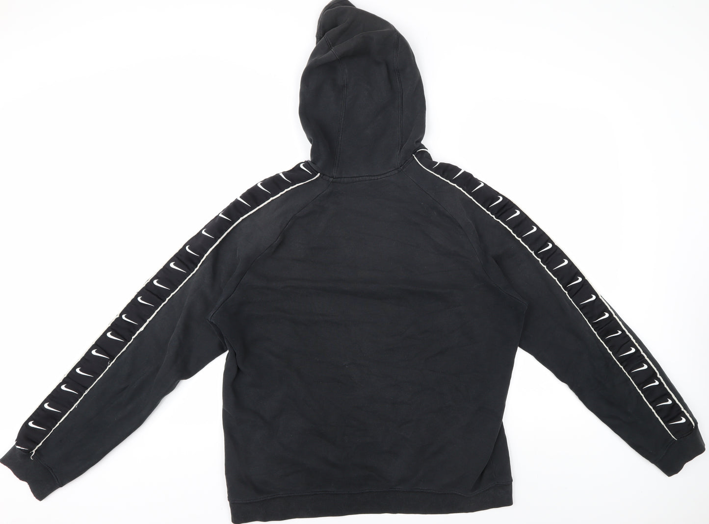 Nike Men's Black Pullover Hoodie M with Logo