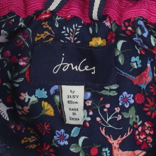 Joules Unisex Toddler Quilted Jacket 12 Months Blue