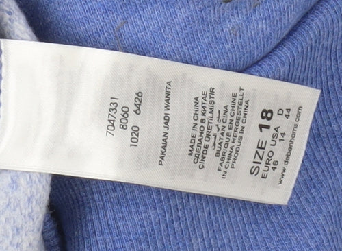 Maine Women’s Blue Full Zip Hoodie Size 18