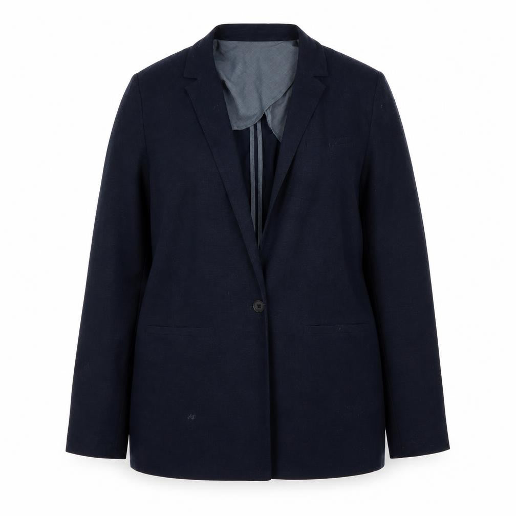 Gap Women's Blue Suit Jacket Size 14