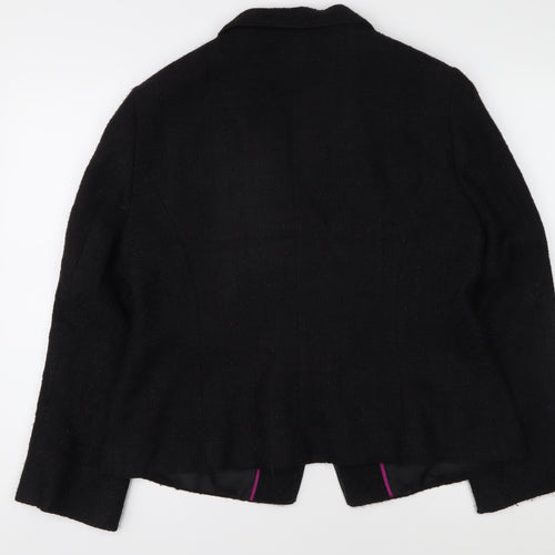 Planet Women's Black Blazer UK 16 Classic Formal