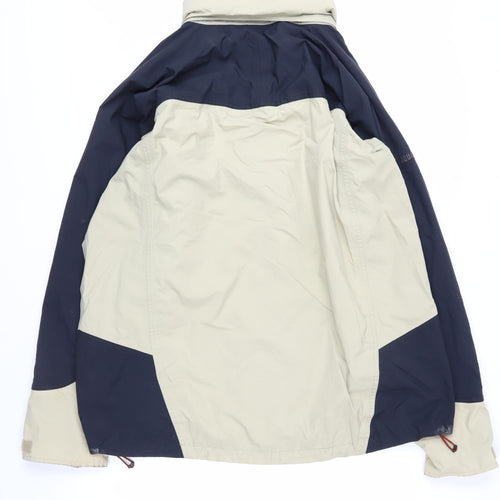 Berghaus Men's Beige Blue XL Waterproof Anorak Jacket