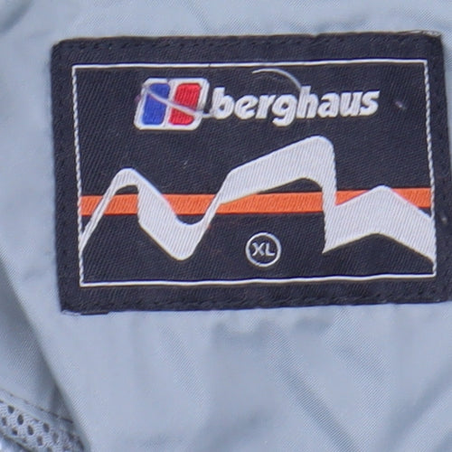 Berghaus Men's Beige Blue XL Waterproof Anorak Jacket