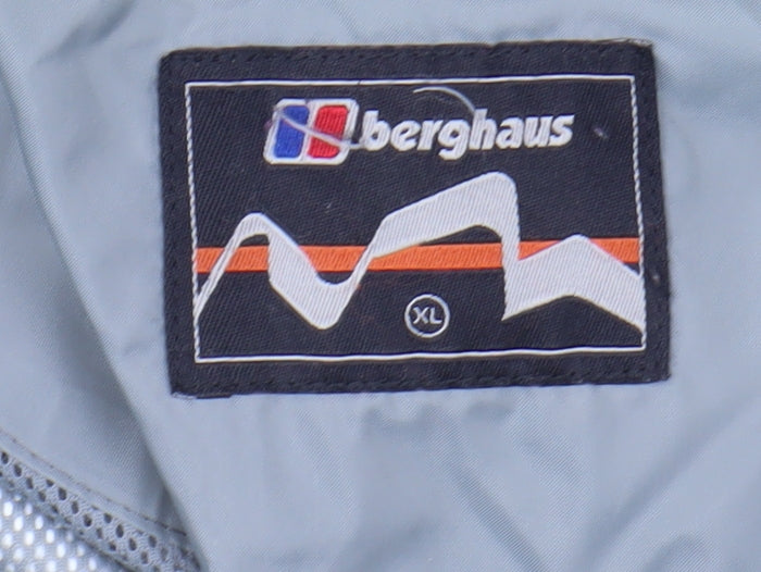 Berghaus Men's Beige Blue XL Waterproof Anorak Jacket