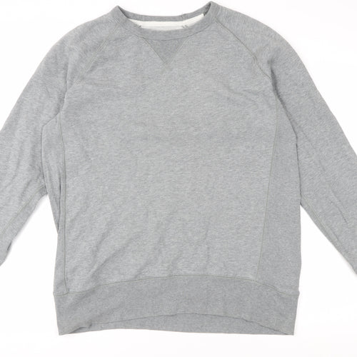 Gap Men's Grey Long Sleeve Casual Top Size L