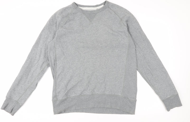 Gap Men's Grey Long Sleeve Casual Top Size L