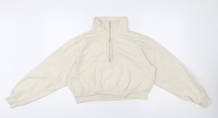 Hollister Women's Ivory Pullover Sweatshirt XS