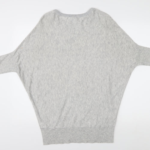Oliver Bonas Women's Grey Pullover Jumper Size 10