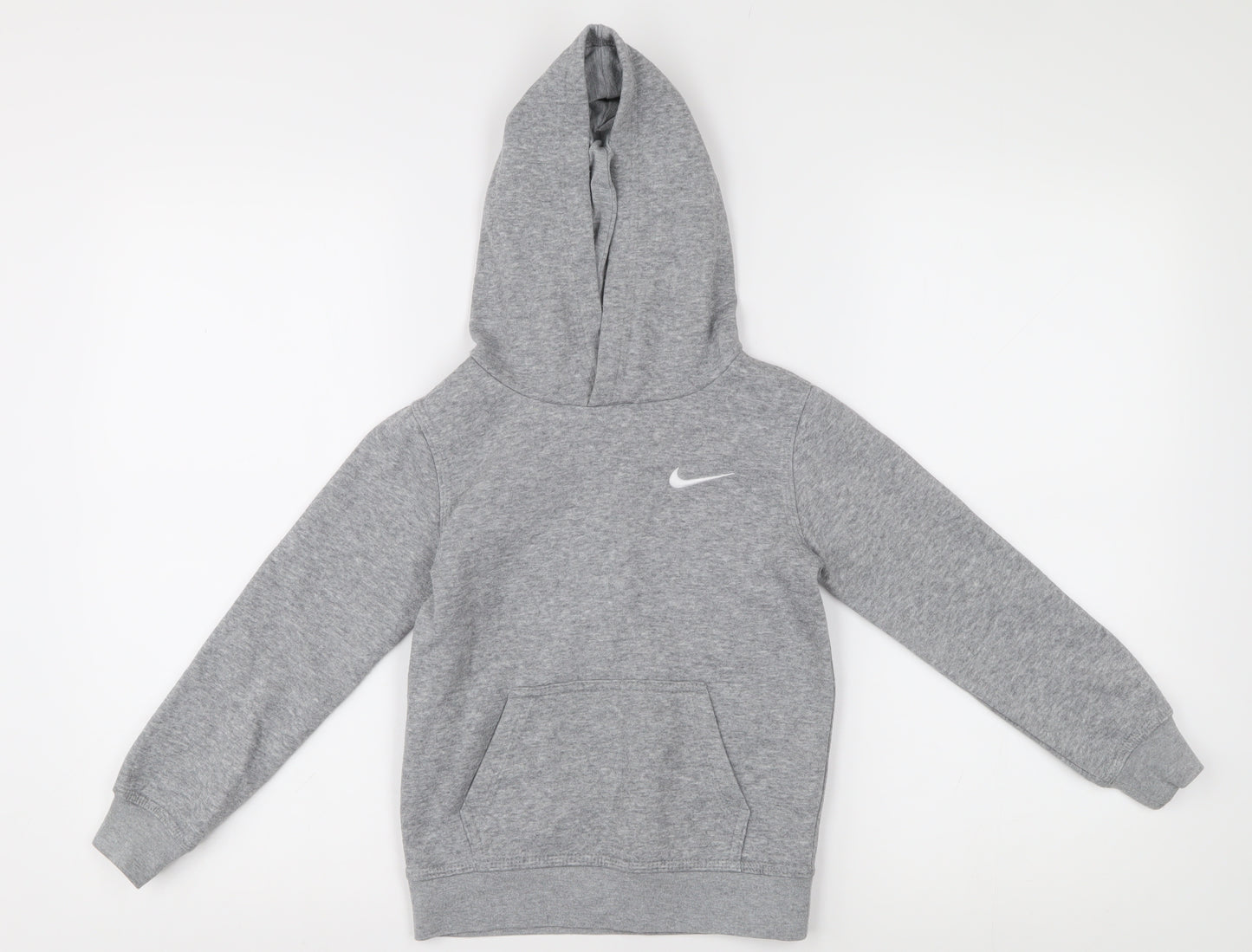 Nike Boys Grey Pullover Hoodie, Size 5 Years