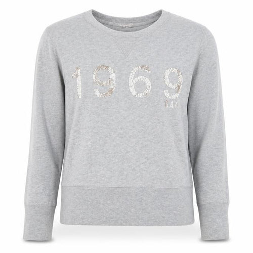 Gap Women’s Grey Jersey Crew Neck T-Shirt M