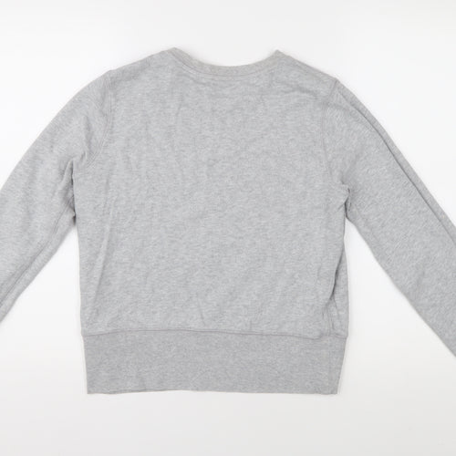 Gap Women’s Grey Jersey Crew Neck T-Shirt M